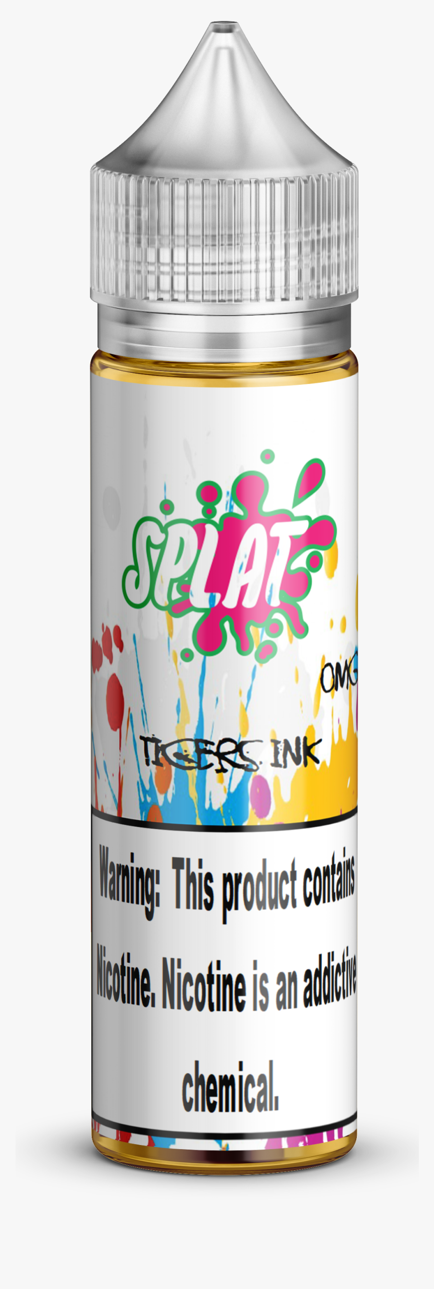 Splat Tiger S Ink 60ml - Barista Brew Co Strawberry Watermelon Refresher, HD Png Download