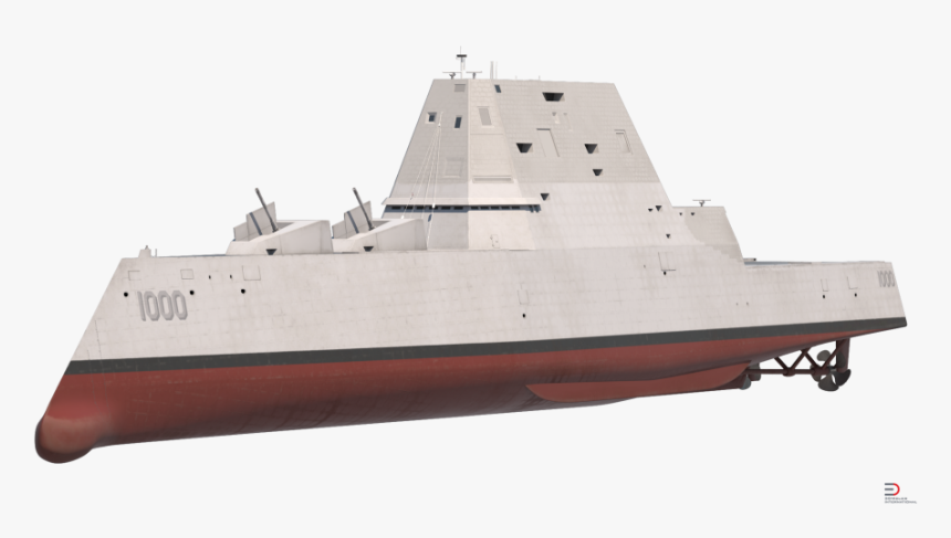 4 Zumwalt Class Destroyer Us Stealth Ship Royalty-free - Us Navy Ship Png, Transparent Png