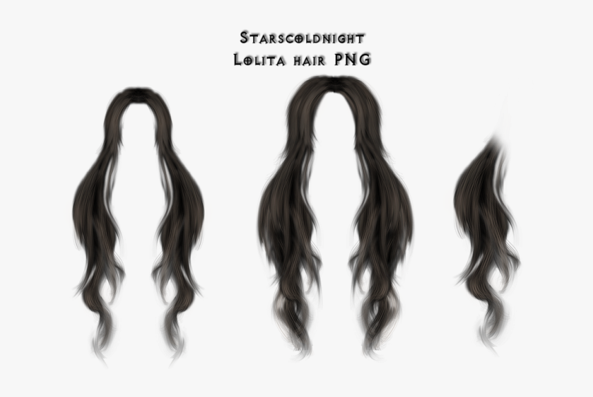 Hair Integrations,hair Coloring,long Hair,black Accessory,font,fashion - Long Wet Hair Png, Transparent Png
