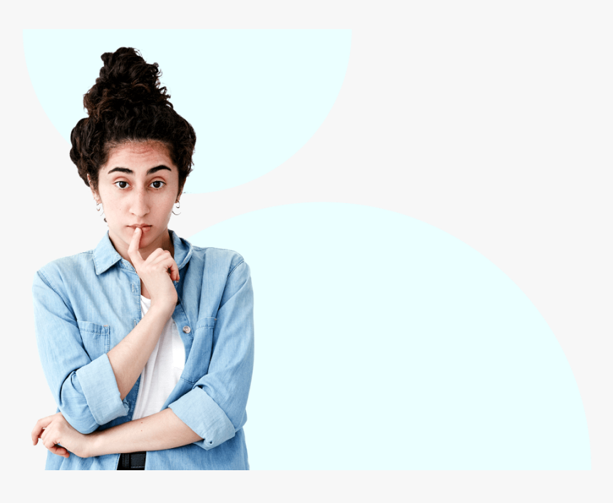 Transparent Thinking Person Png - Sitting, Png Download