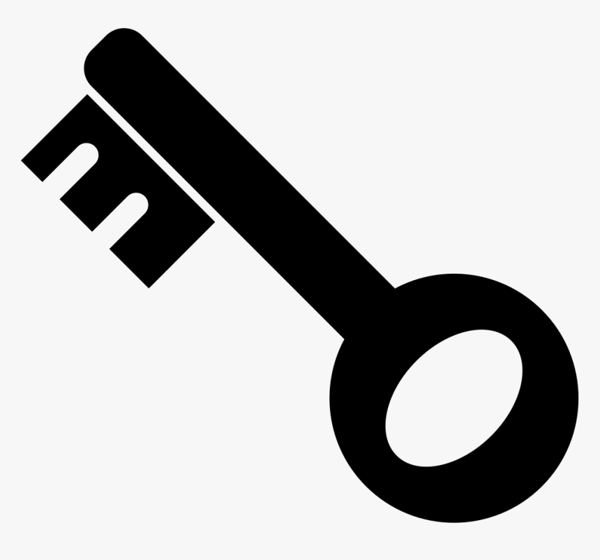 Key Icon Silhouette - Silhueta Chave, HD Png Download