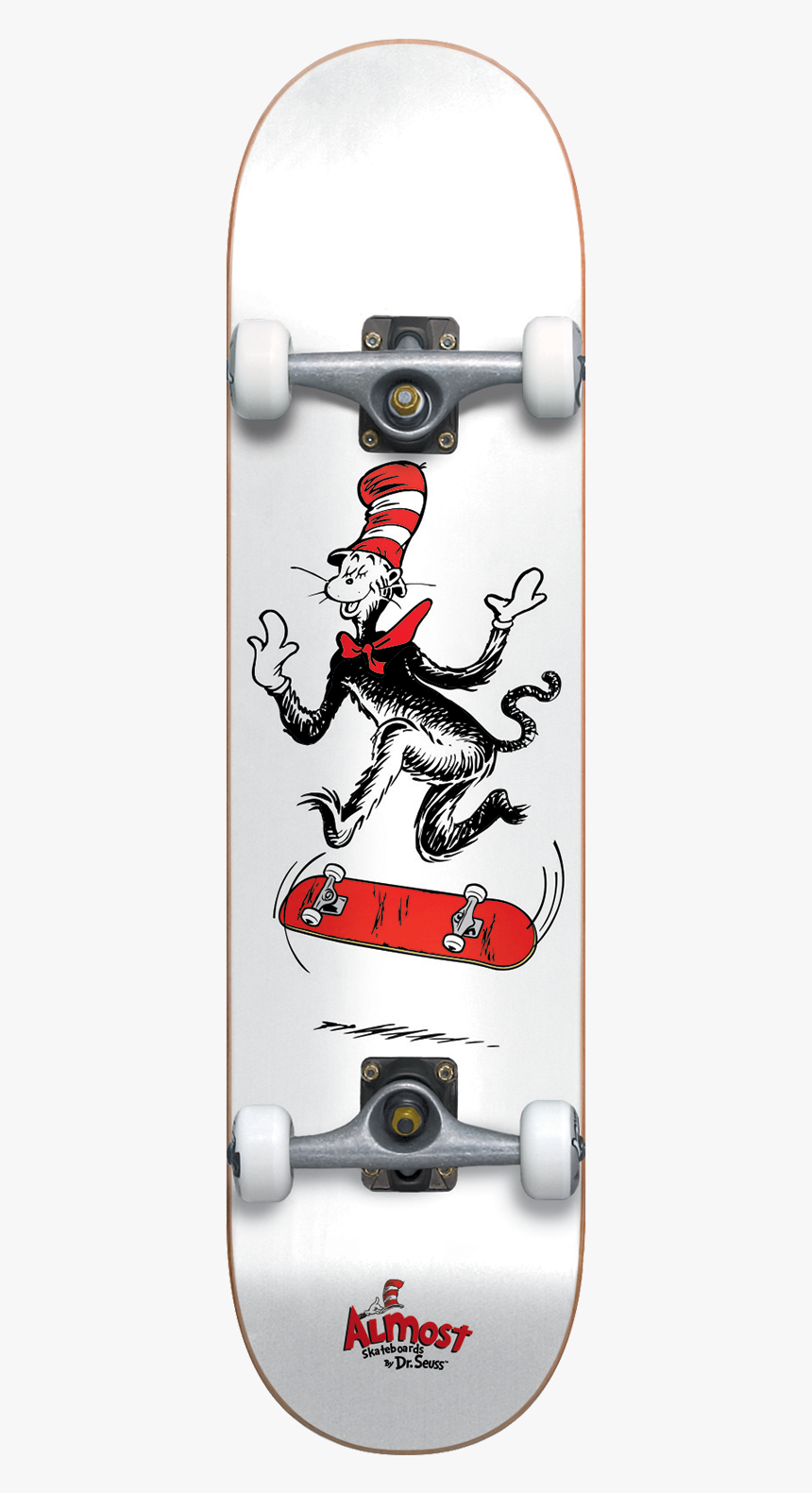 Almost Cat In The Hat Youth Premium Complete - Almost Skateboards Dr Seuss, HD Png Download