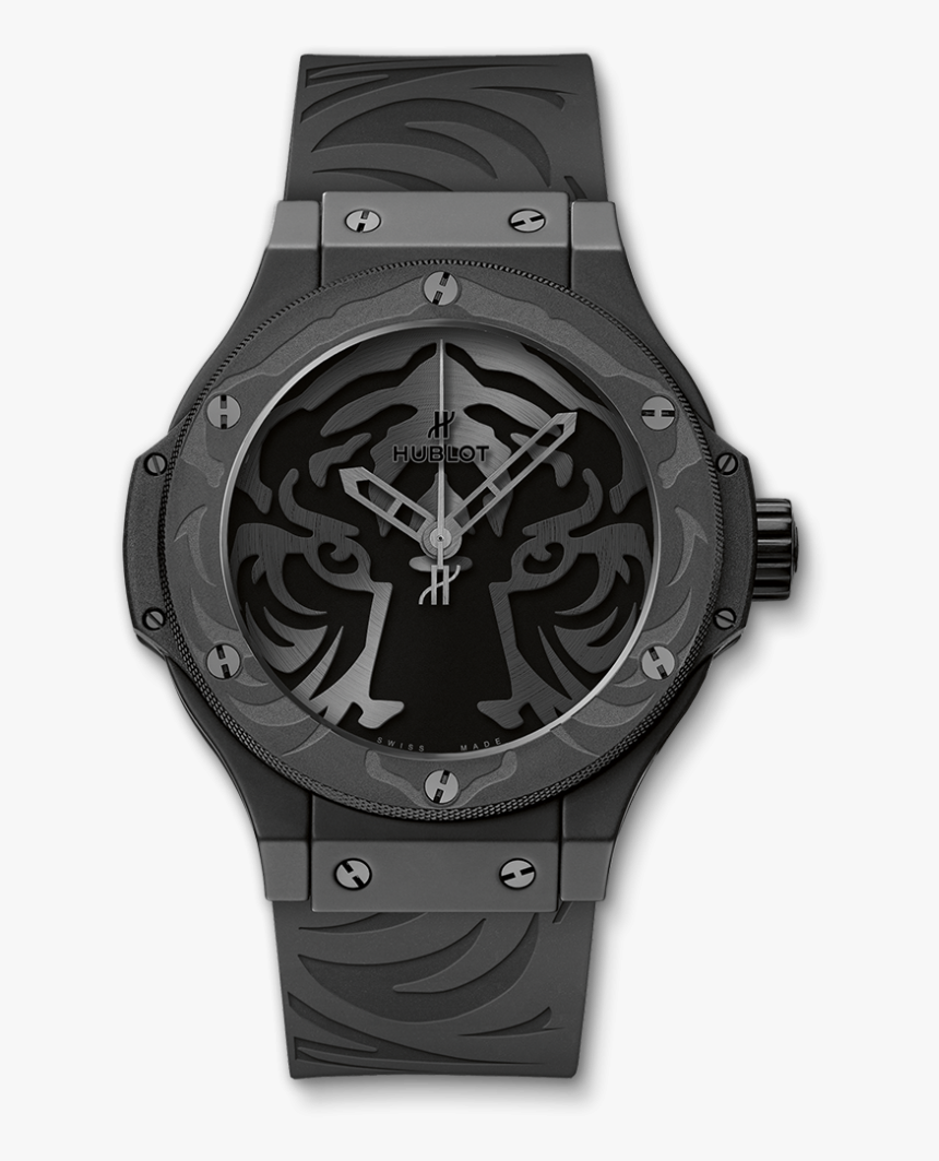 Big Bang Black Jaguar White Tiger Foundation All Black - Hublot Black Jaguar White Tiger, HD Png Download
