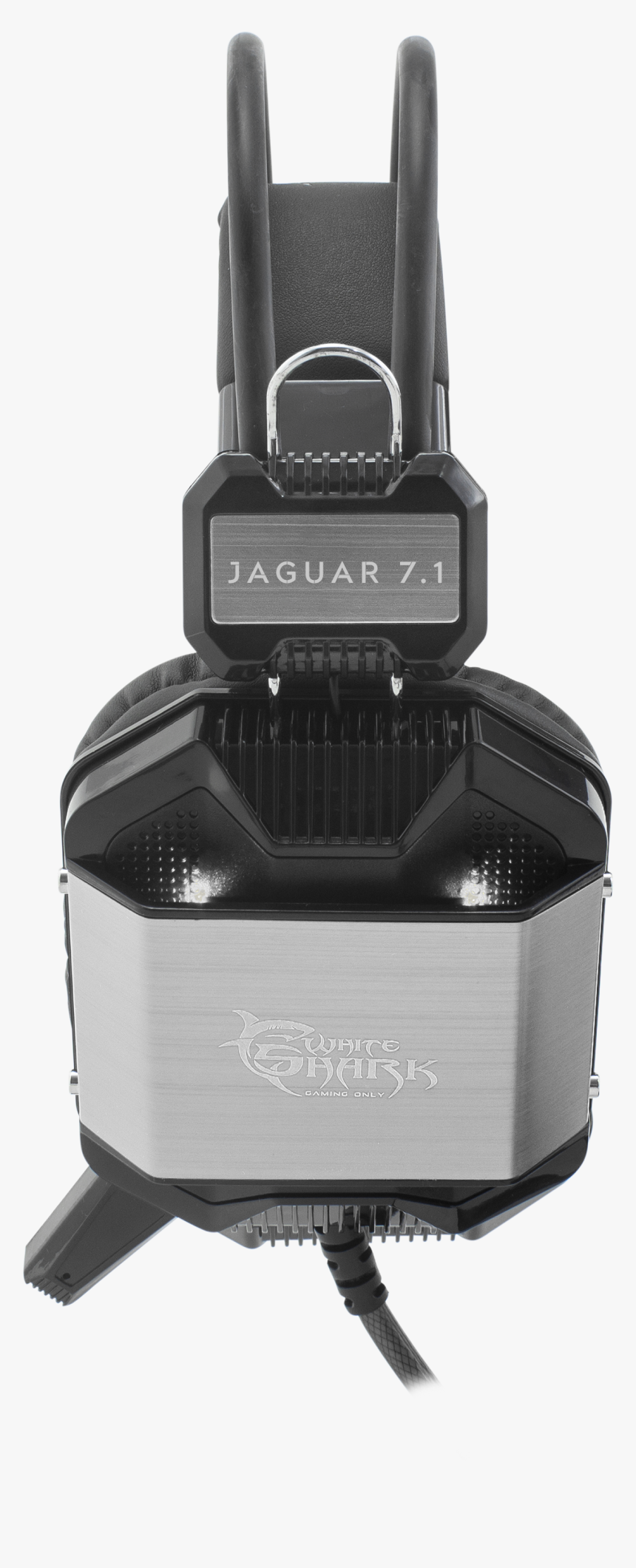 White Shark Headset Gh 1646 Jaguar Black/silver - Headphones, HD Png Download