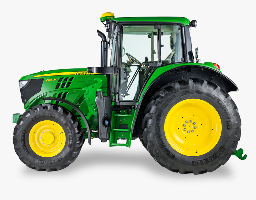 John Deere Transparent Picture - John Deere 6120 Tractor, HD Png Download