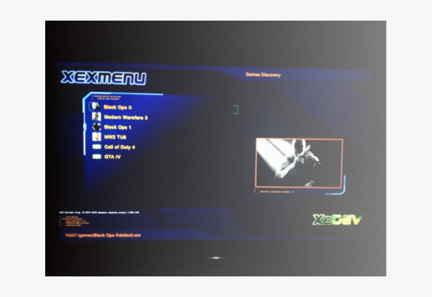 Picture - Xex Menu, HD Png Download