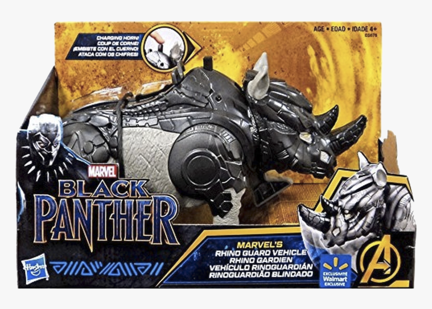 Rhino Warrior Black Panther Toys, HD Png Download