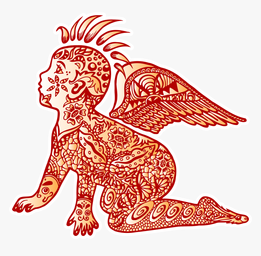 Baby Crawling Tattoo, HD Png Download