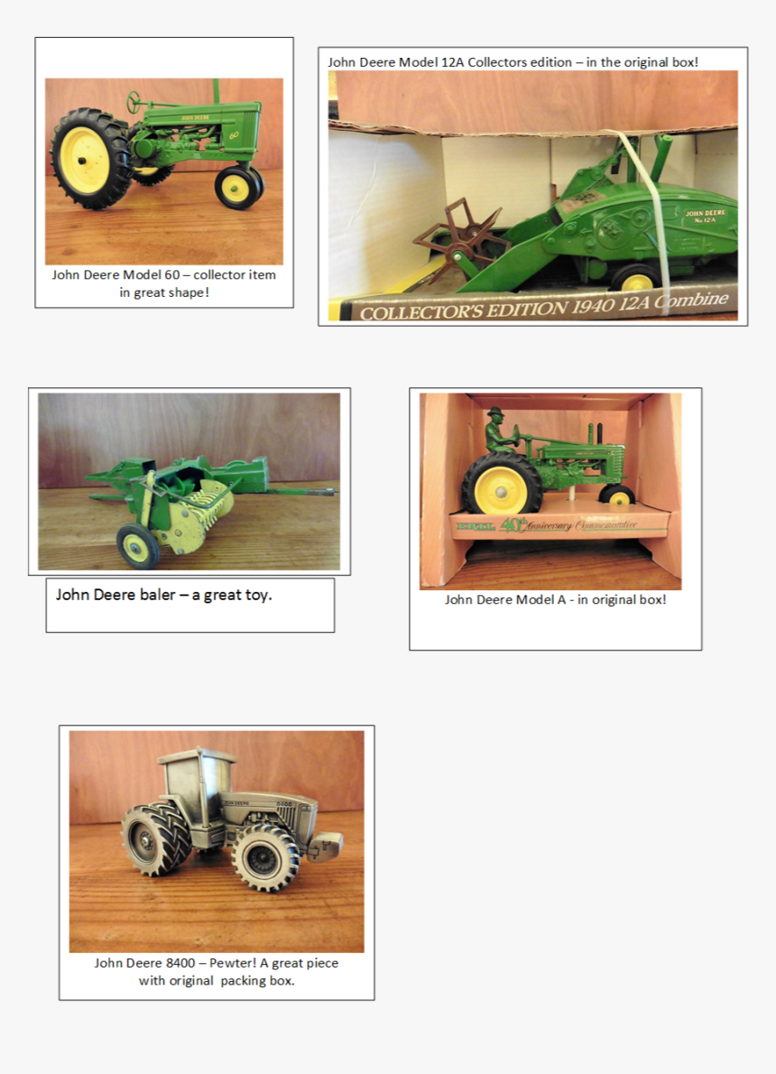 John Deere Tractor - Tree, HD Png Download