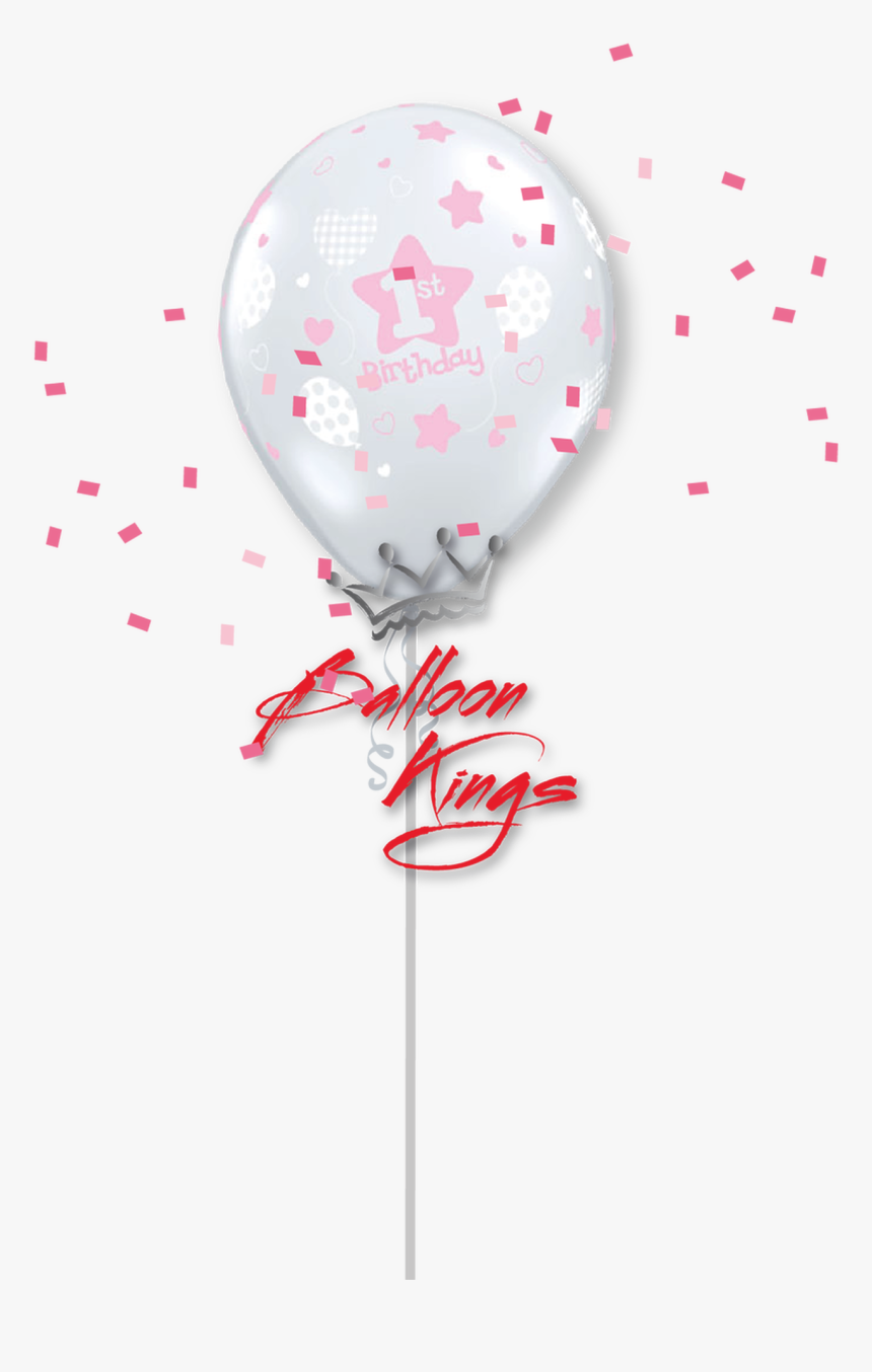 11in Latex First Birthday Girl - Birthday Girl Balloon Png, Transparent Png