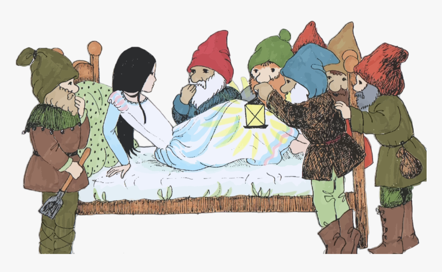 Human Behavior,plant,art - Snow White And Seven Dwarfs Png Clipart, Transparent Png