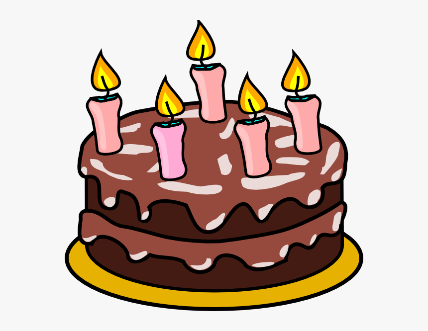 Birthday Cake For A Girl Svg Clip Arts - Birthday Cake Girl Clipart, HD Png Download