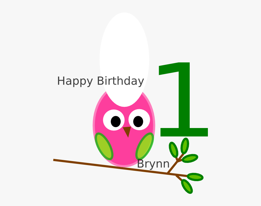 Clip Art Happy 1st Birthday Girl - Happy 1st Birthday Kylie, HD Png Download