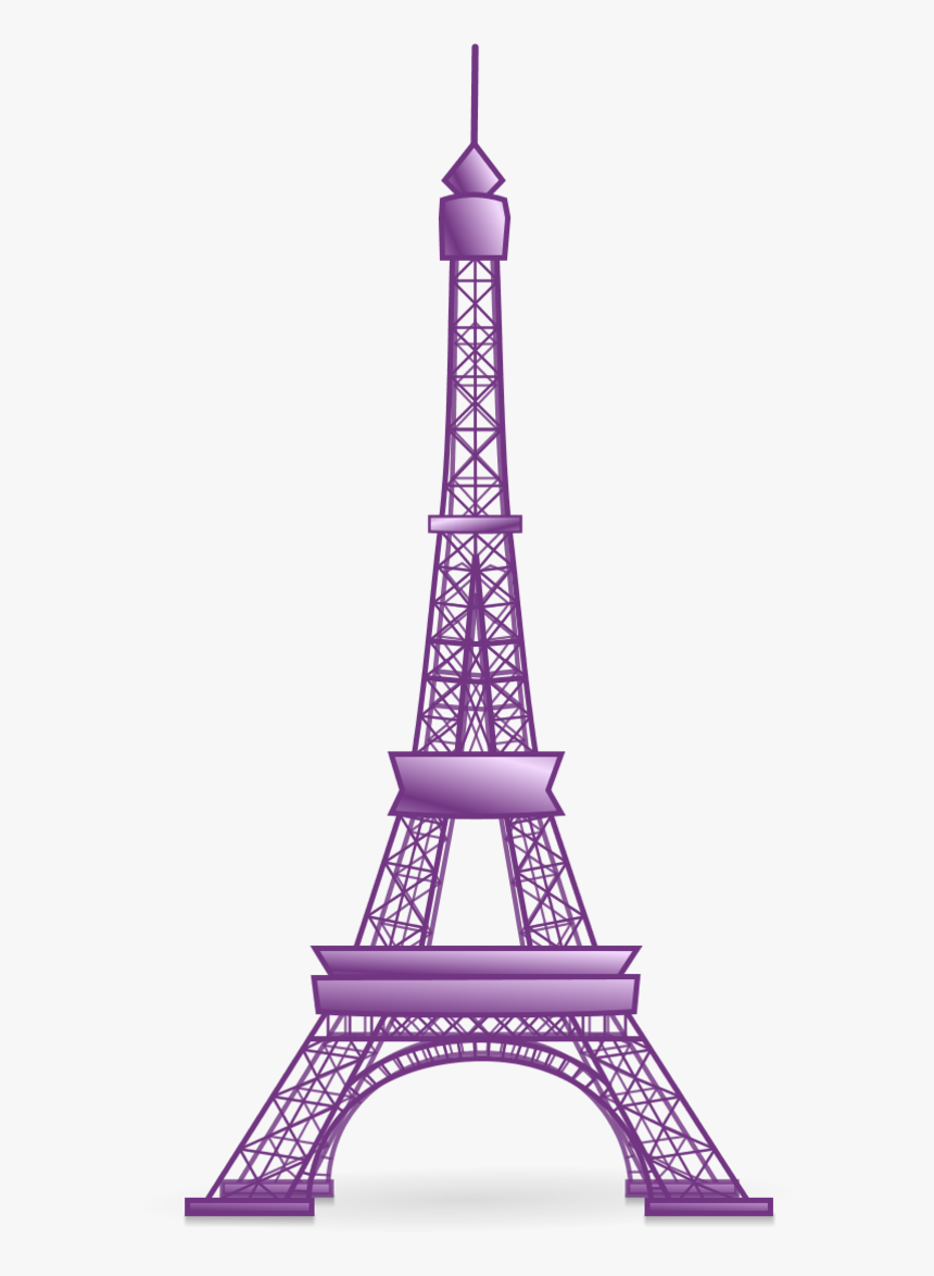 Vector Clip Art - Gold Eiffel Tower Clip Art, HD Png Download