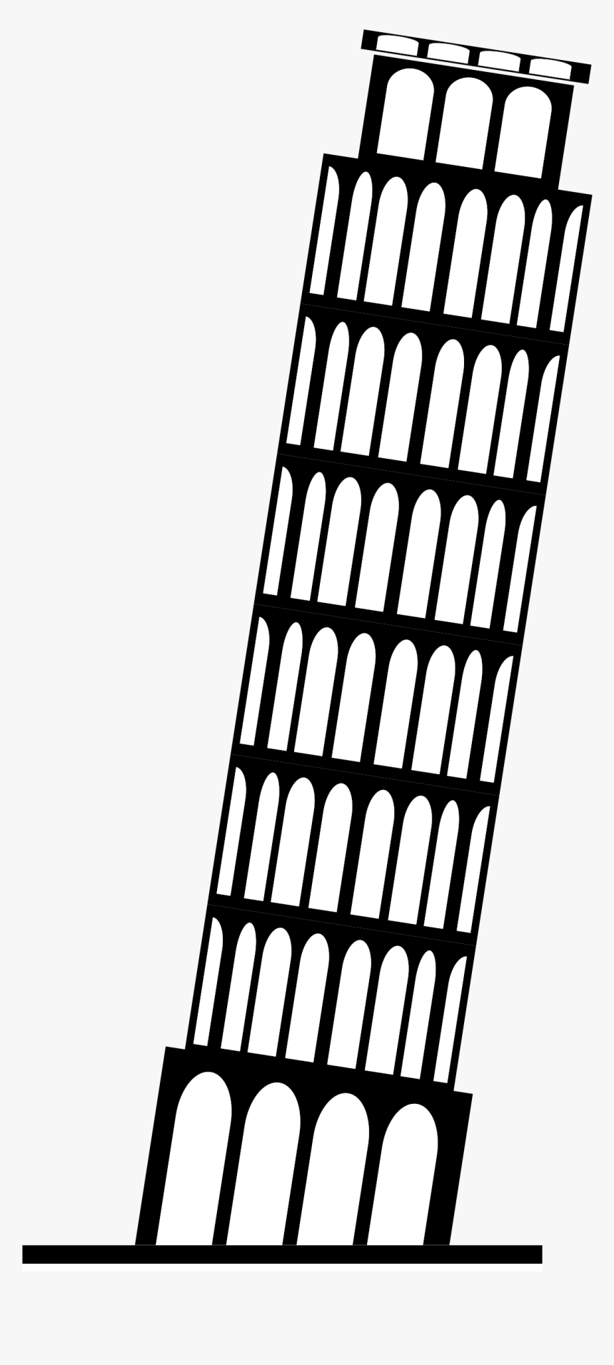 Cliparts For Free Download Tower Clipart Pisa Italy - Leaning Tower Of Pisa Pdf, HD Png Download