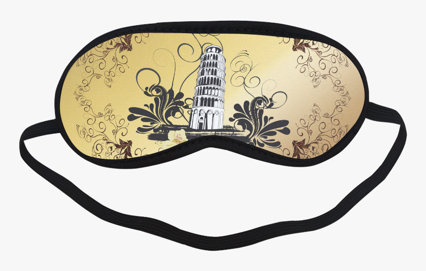 The Leaning Tower Of Pisa Sleeping Mask - Eye Mask With Googly Eyes, HD Png Download
