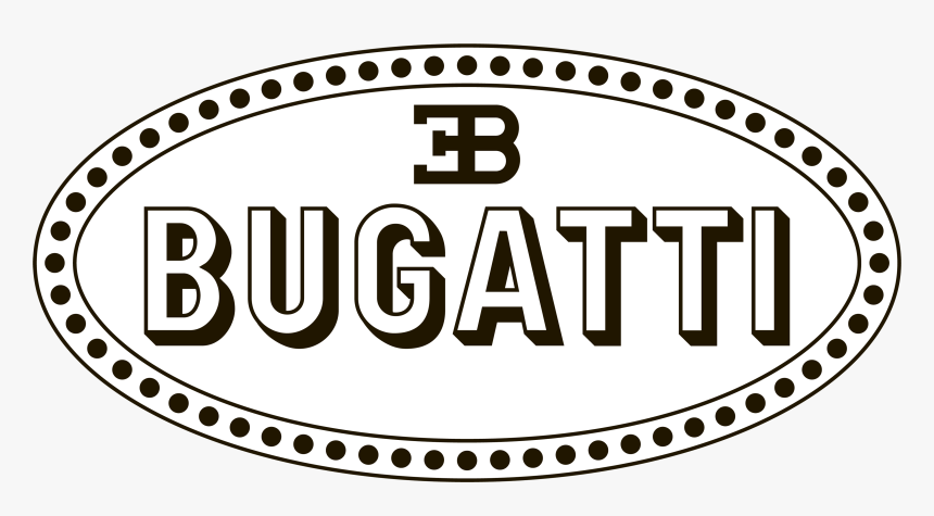 Bugatti Logo Black And White , Png Download - Transparent Bugatti Logo Png, Png Download