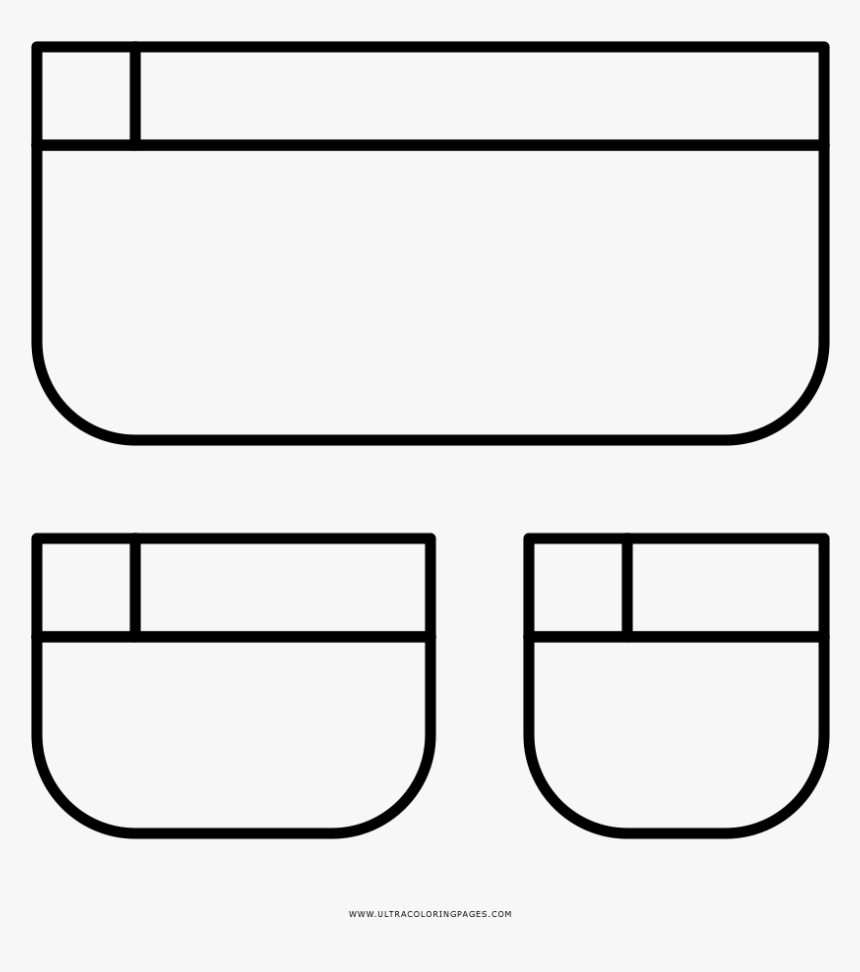 Tupperware Coloring Page - Dibujo De Tupper Para Colorear, HD Png Download