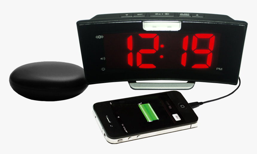 Geemarc Wake N Shake Curve Alarm Clock - Wake N Shake Curve, HD Png Download
