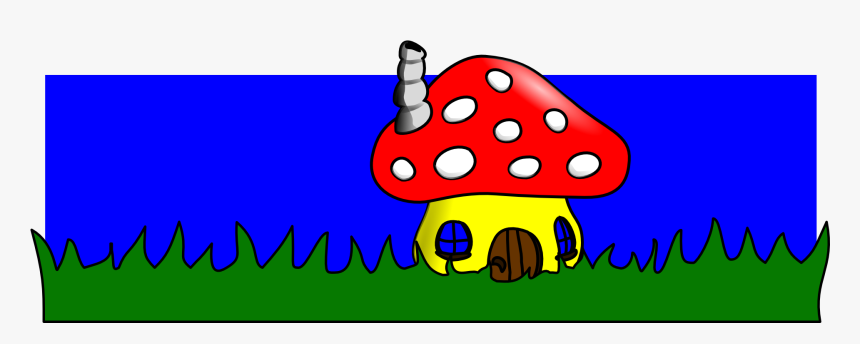 Smurf House Clipart, HD Png Download
