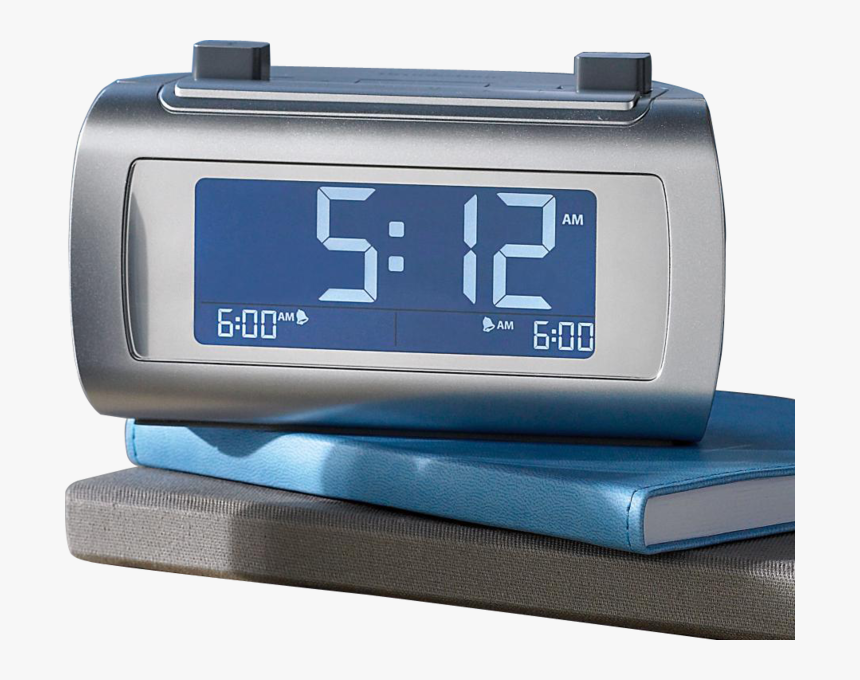 Self Setting Digital Radio Alarm Clock, HD Png Download