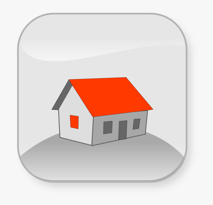 Building Drawing House Cartoon Computer Icons - Üçgen Ev Çatısı Clipart, HD Png Download