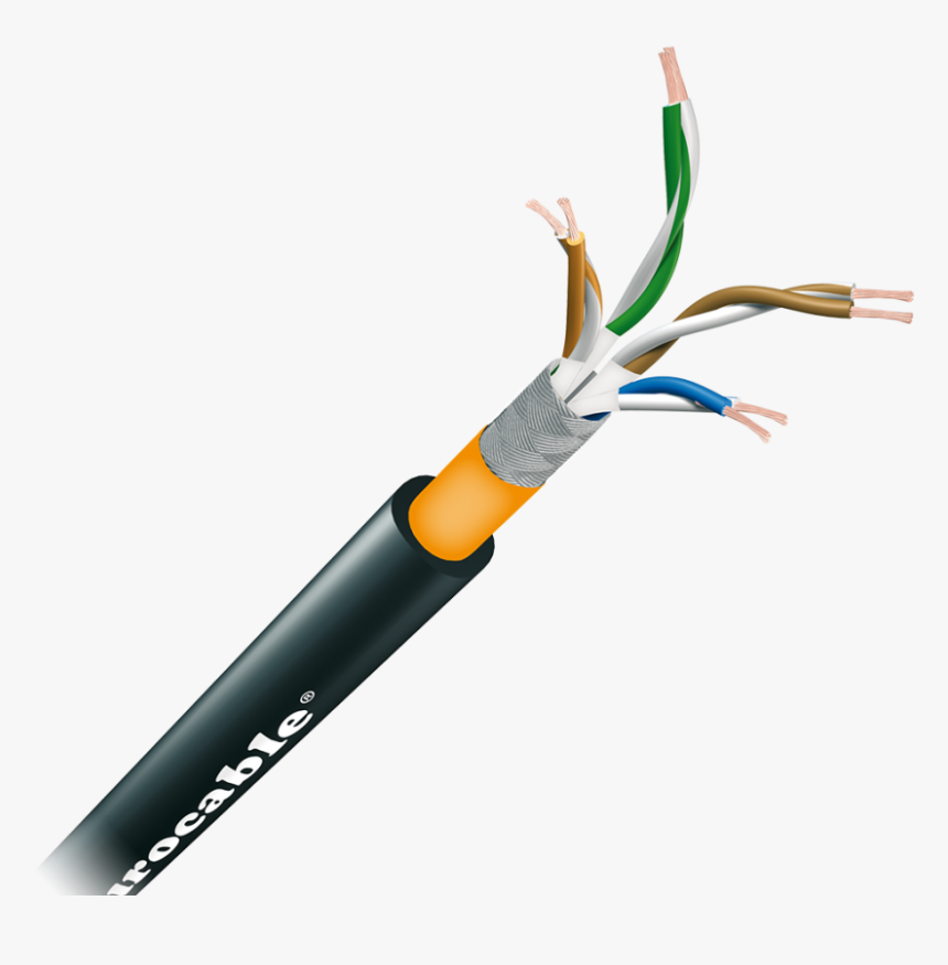 Image Of A Cat7 Polyurethane Ethernet Cable - Sftp Cable, HD Png Download