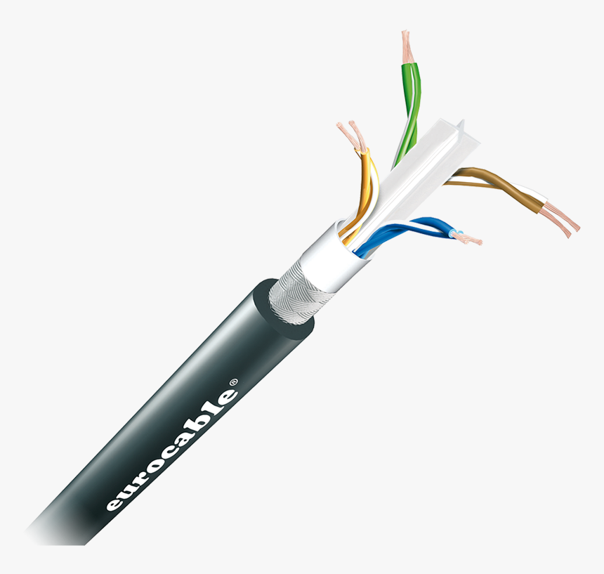 Image Of A Cat6 Polyurethane Ethernet Cable - Ethernet Eurocable, HD Png Download