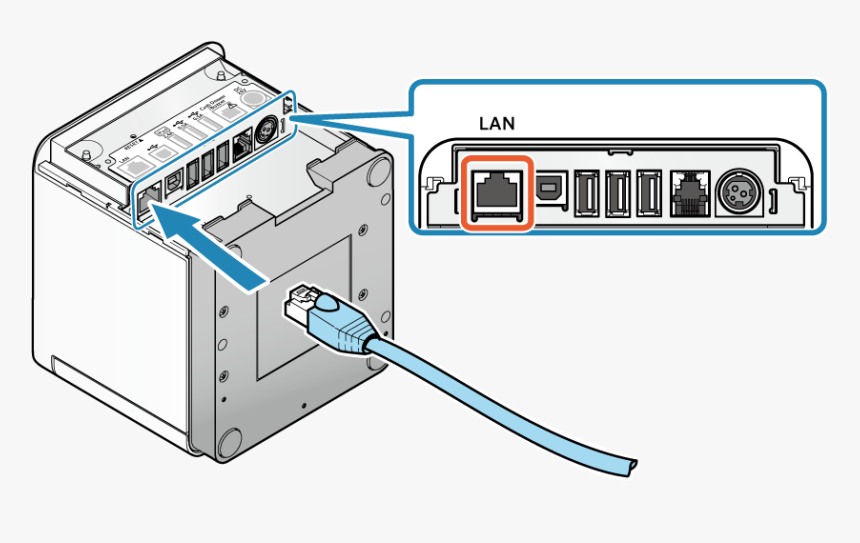 Printer Lan Cable, HD Png Download