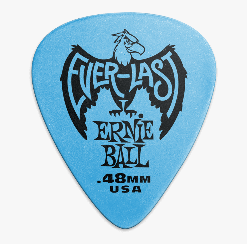 48mm Blue Everlast Picks 12-pack Front - Ernie Ball Everlast Picks, HD Png Download