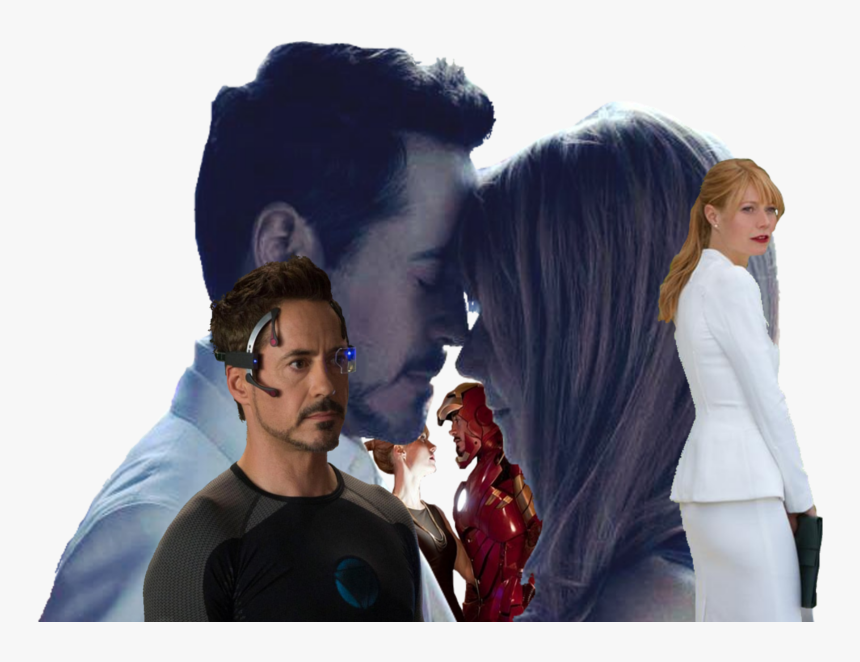 → Drawing Robert Downey Jr Gwynethpaltrow Pepperony - Love Pepper Potts Y Tony Stark, HD Png Download