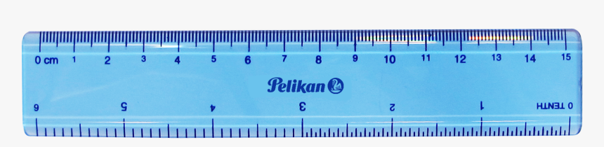 Ruler 8815 15 Cm Blue - Pelikan, HD Png Download