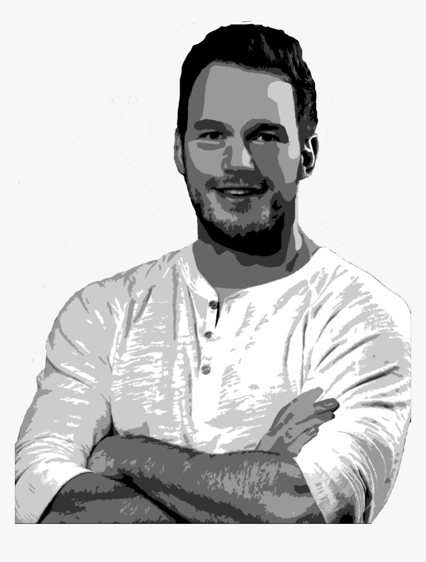 La Et Chris Pratt Photo - Sitting, HD Png Download