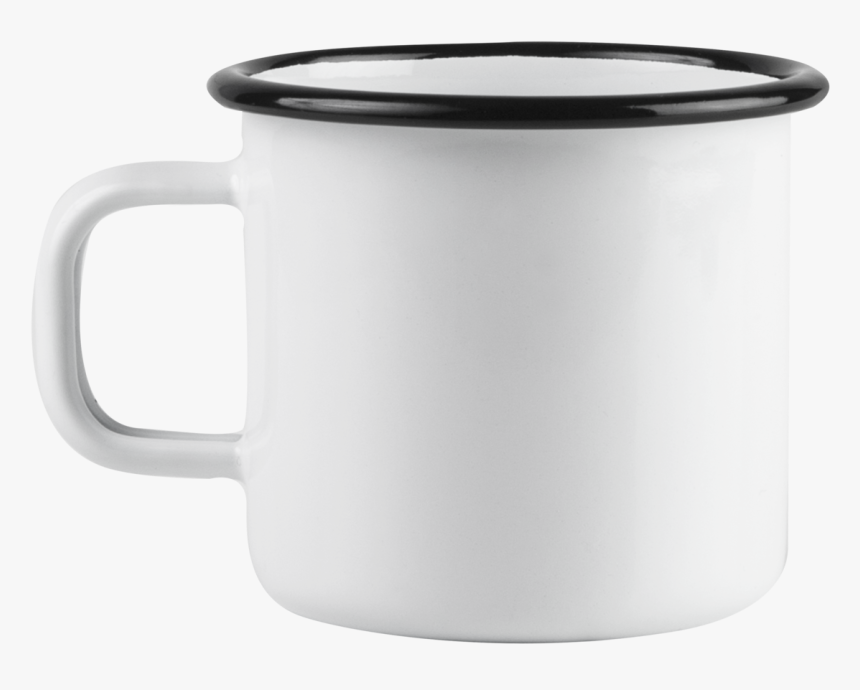 Basic Enamel Mug, 2,5dl, White - Emalimuki Valkoinen, HD Png Download