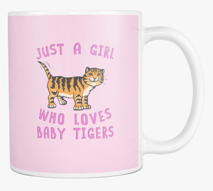 Transparent Baby Tiger Png - Mug, Png Download