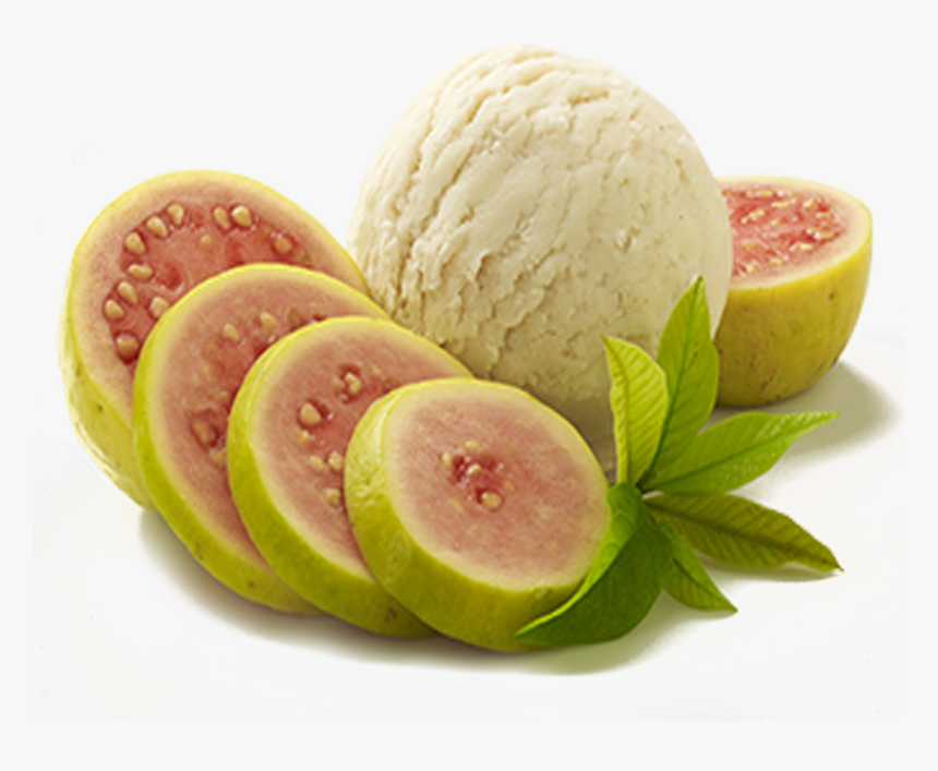 Pink Guava Ice Cream , Png Download - Guava Fruit Ice Cream, Transparent Png