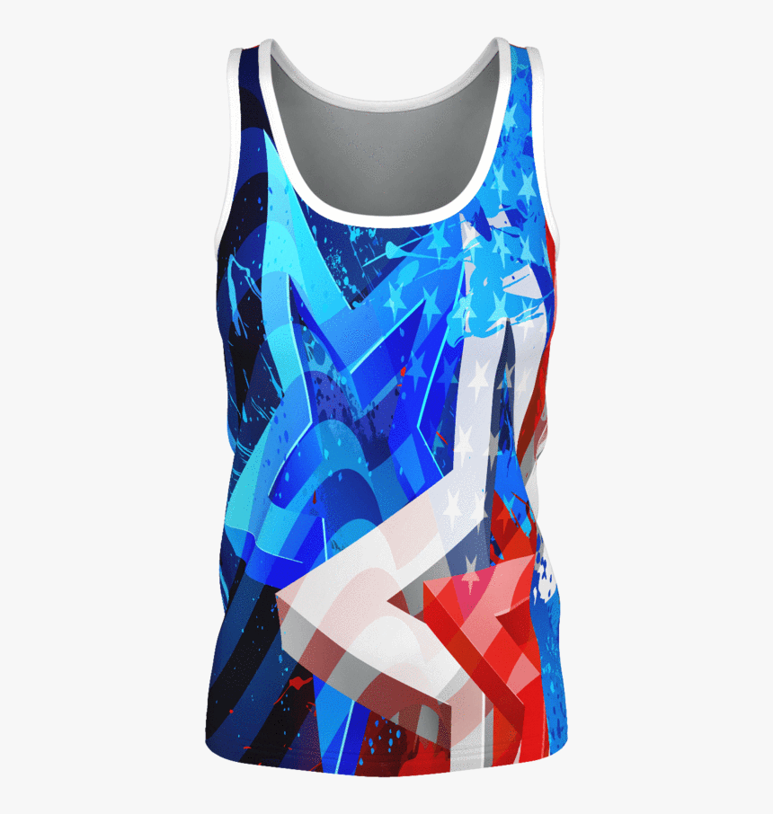 Transparent Red White And Blue Stars Png - Maillot, Png Download