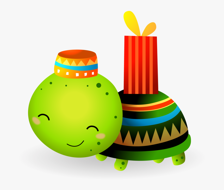 Kwanzaa Baby Turtle Bringing Zawadi, HD Png Download