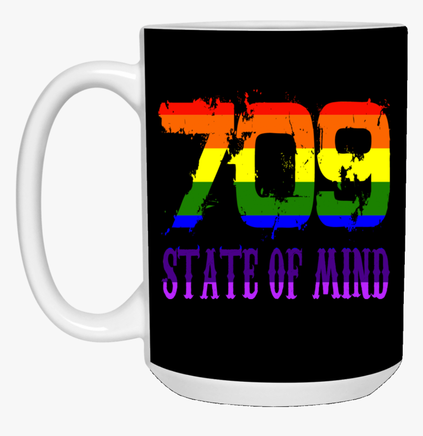 709 State Of Mind Nl Pride White Mug - Beer Stein, HD Png Download