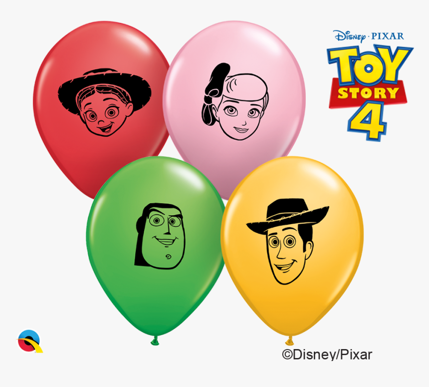 Toy Story Qualatex 5 Inch Prints Modelling Balloons - Toy Story 4 Helium Balloons, HD Png Download