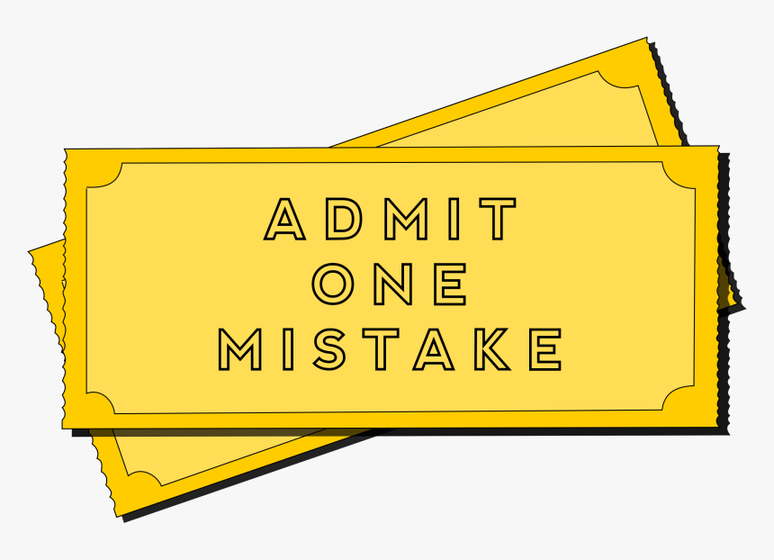 The Ticket Clip Arts - Movie Ticket Clipart, HD Png Download