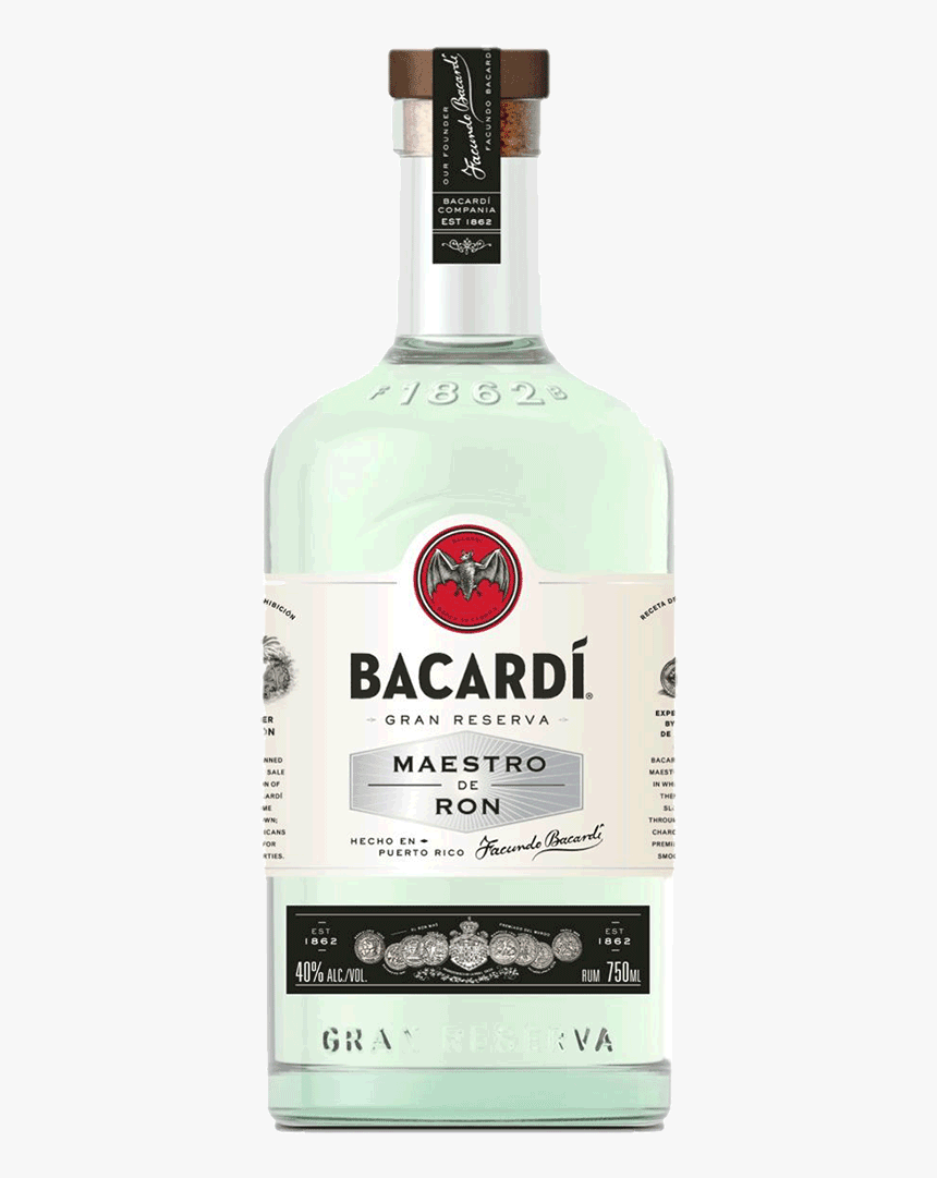 Bacardi Gran Reserva Maestro De Ron 750 Ml - Bacardi Gran Reserva Png, Transparent Png