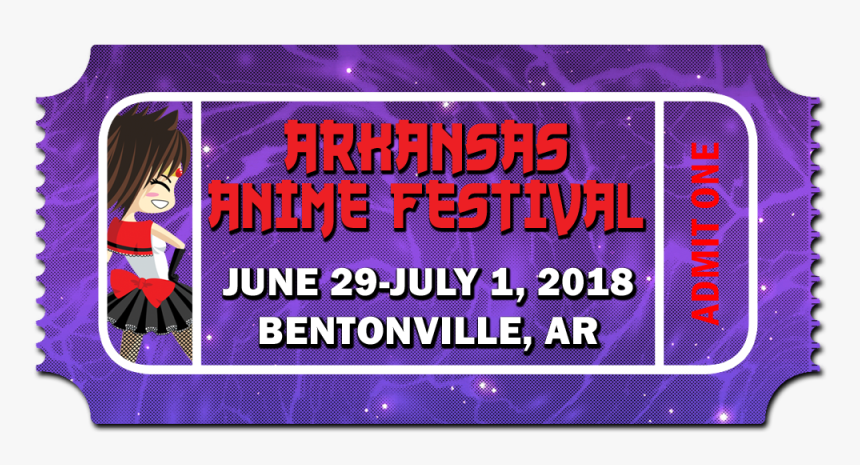 Admit One Ticket Png, Transparent Png