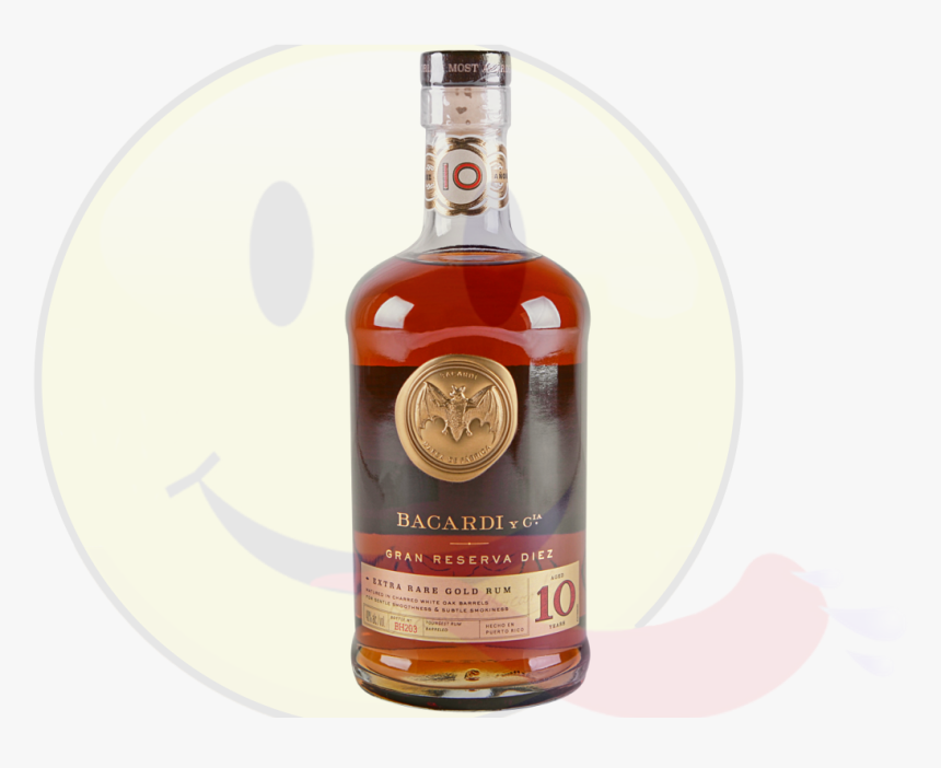 Bacardi Gran Reserve Diez Rum - Single Malt Scotch Whisky, HD Png Download