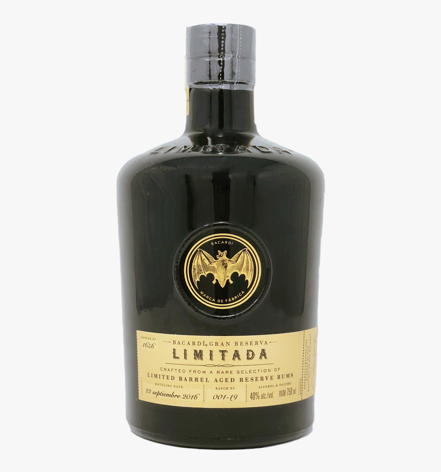 Bacardi Reserva Limitada Rum - Glass Bottle, HD Png Download