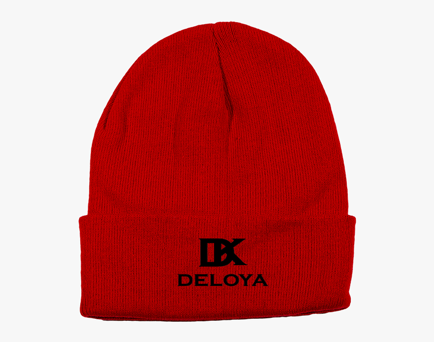 Deloya Dk Black Red Beanie, HD Png Download