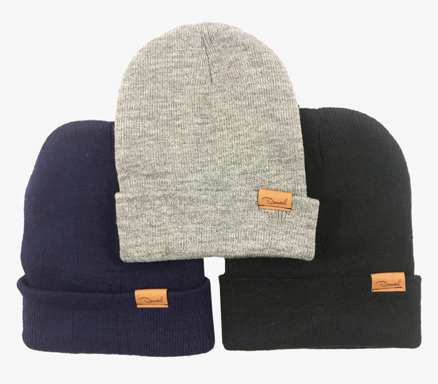 Winter Beanie In Navy, Gray, Black - Beanie, HD Png Download