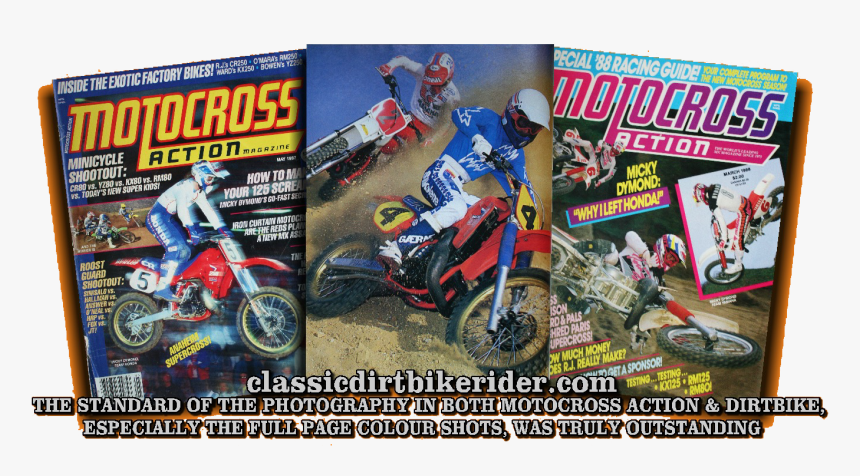 Dirtbike Motocross Action Magazine 1970s 1980s Bike - Off-road Racing, HD Png Download