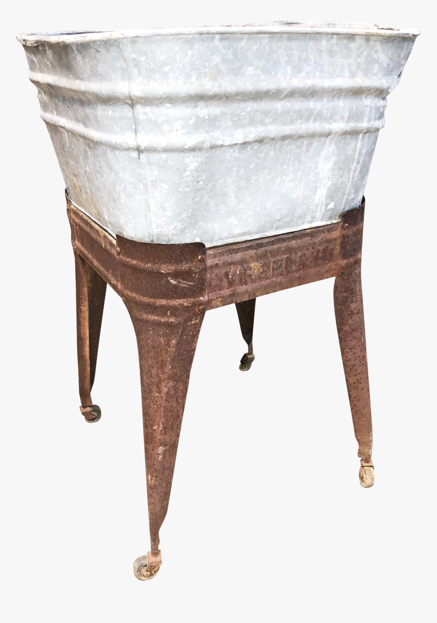 Clip Art Vintage Country Galvanized Metal - Chair, HD Png Download