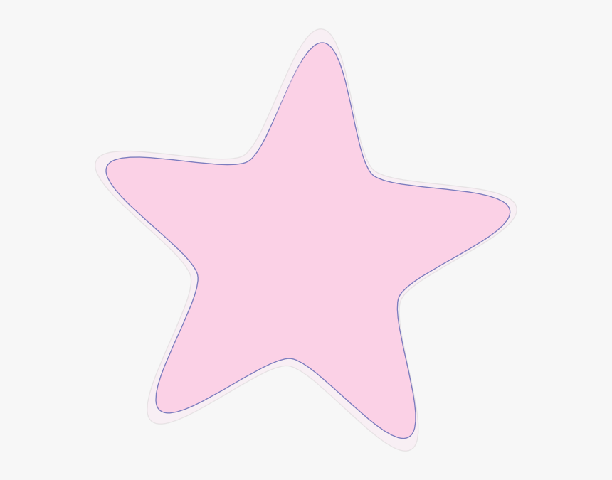 Transparent Baby Starfish Clipart - Baby Pink Star Clipart, HD Png Download